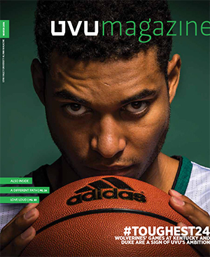 UVU Magazine Winter 2018 Cover