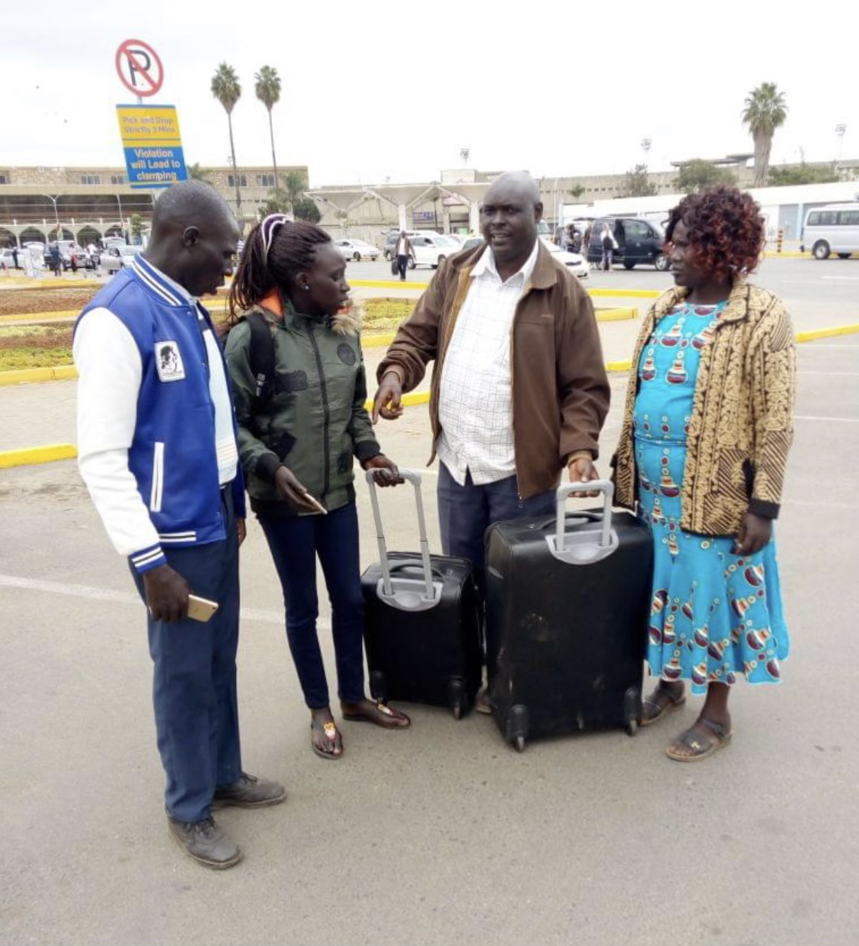 Everlyn Kemboi and family