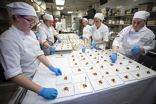 Culinary Arts caters the annual Gala.