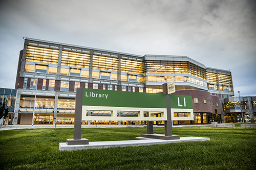 Fulton Library front signage.