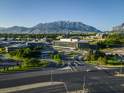 UVU main entry from University Parkway.