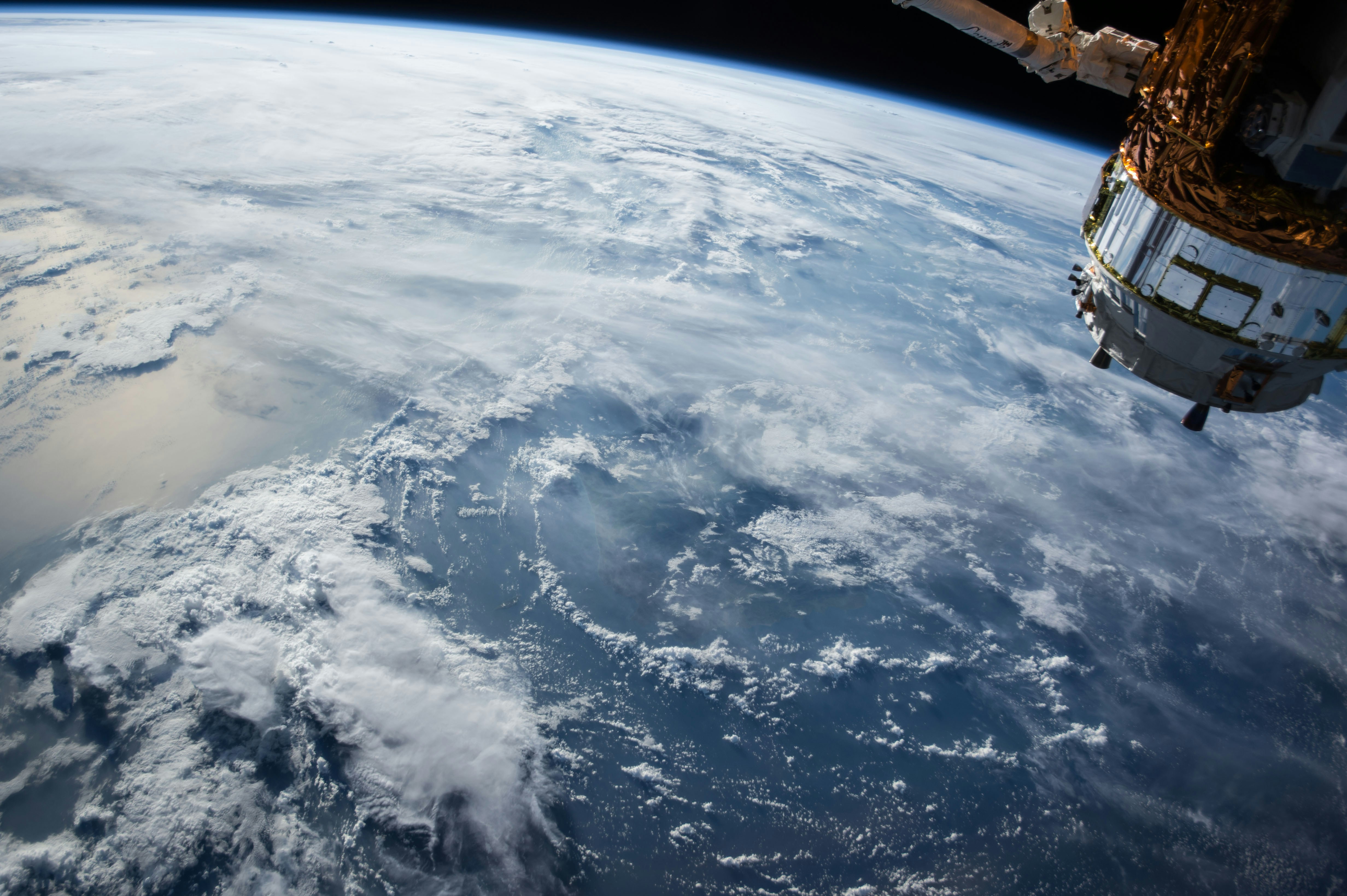 a view from space of planet earth