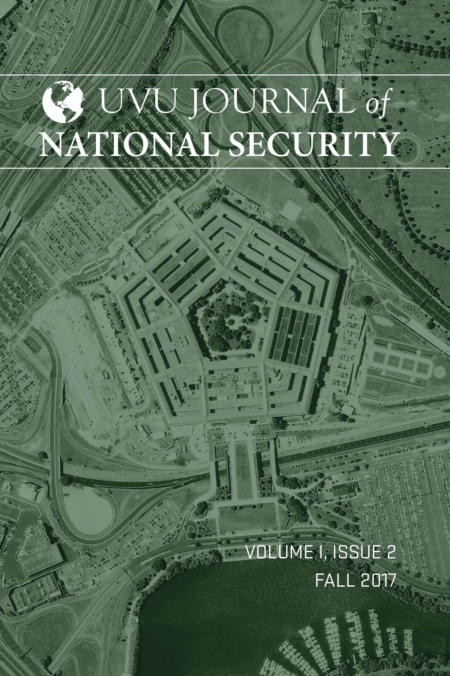 UVU Journal of National Security Volume 1 Issue 2