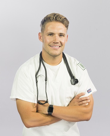 Male nurse in uniform