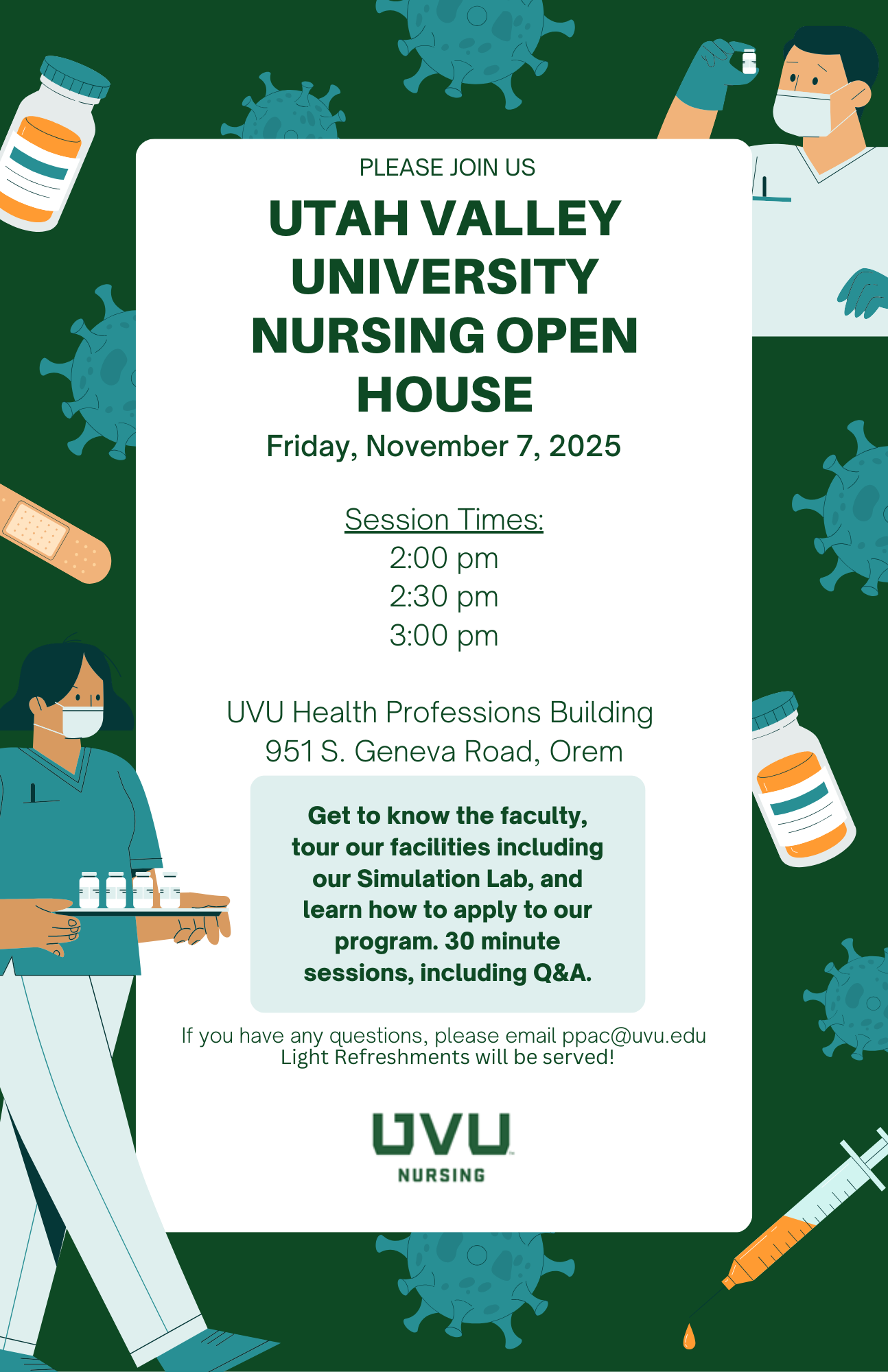 Open house flyer