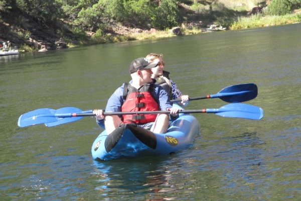 kayaker on the Provo River