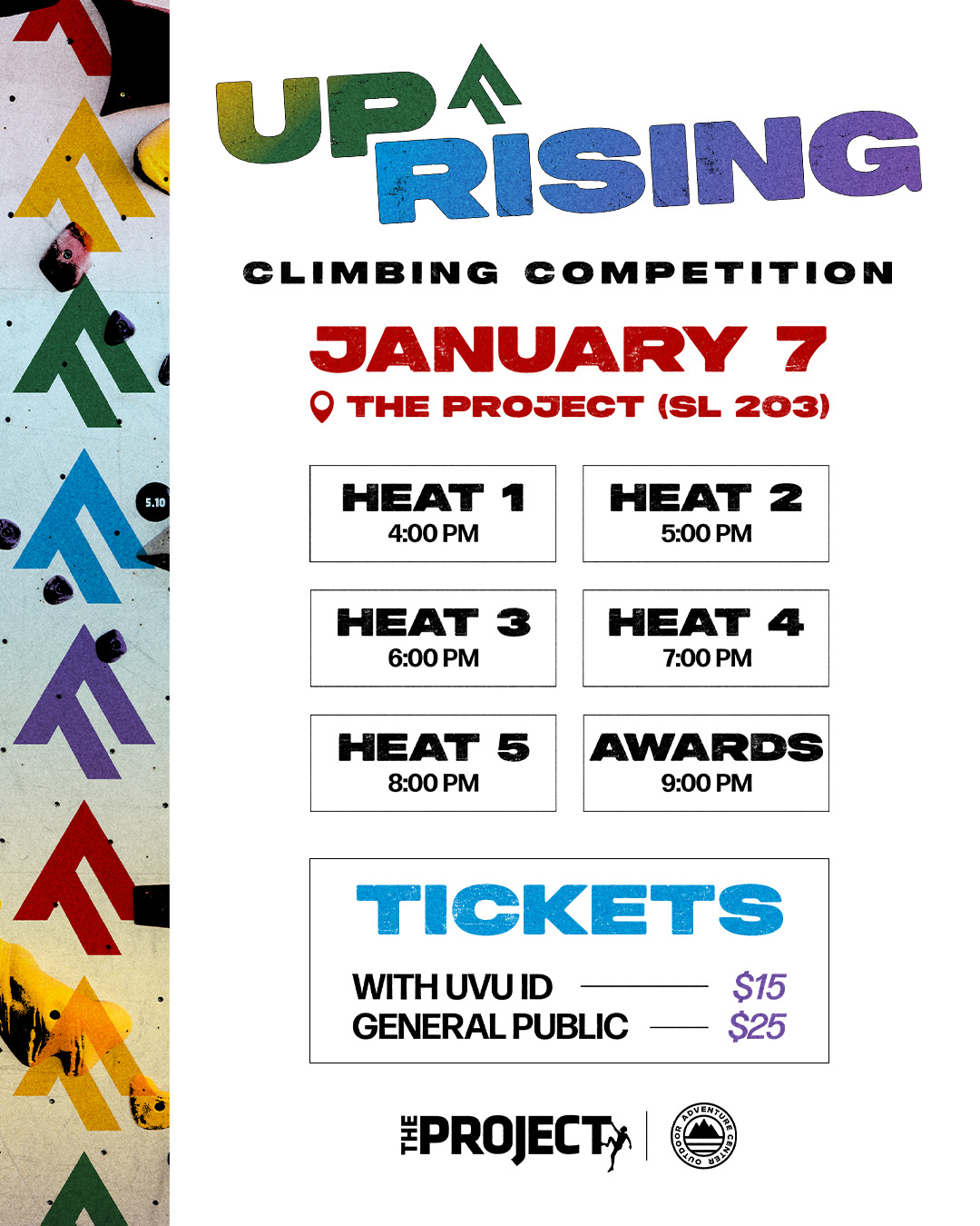 Lead Climbing Clinic Flyer