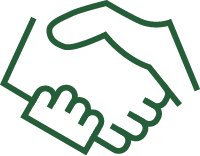 icon of people shaking hands