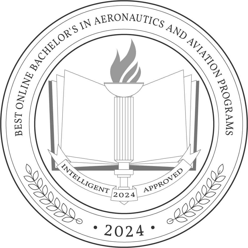 Best Online Bachelor's in Aeronatics and Aviation Programs badge