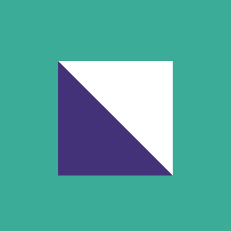purple and white square