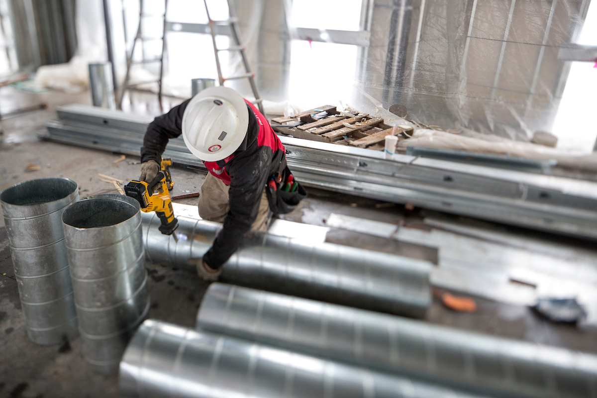 construction worker on a site