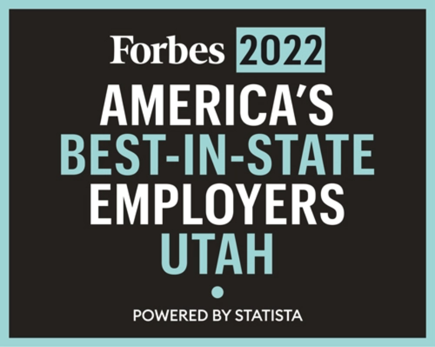 Forbes 2022 America's Best-in-State employers Utah