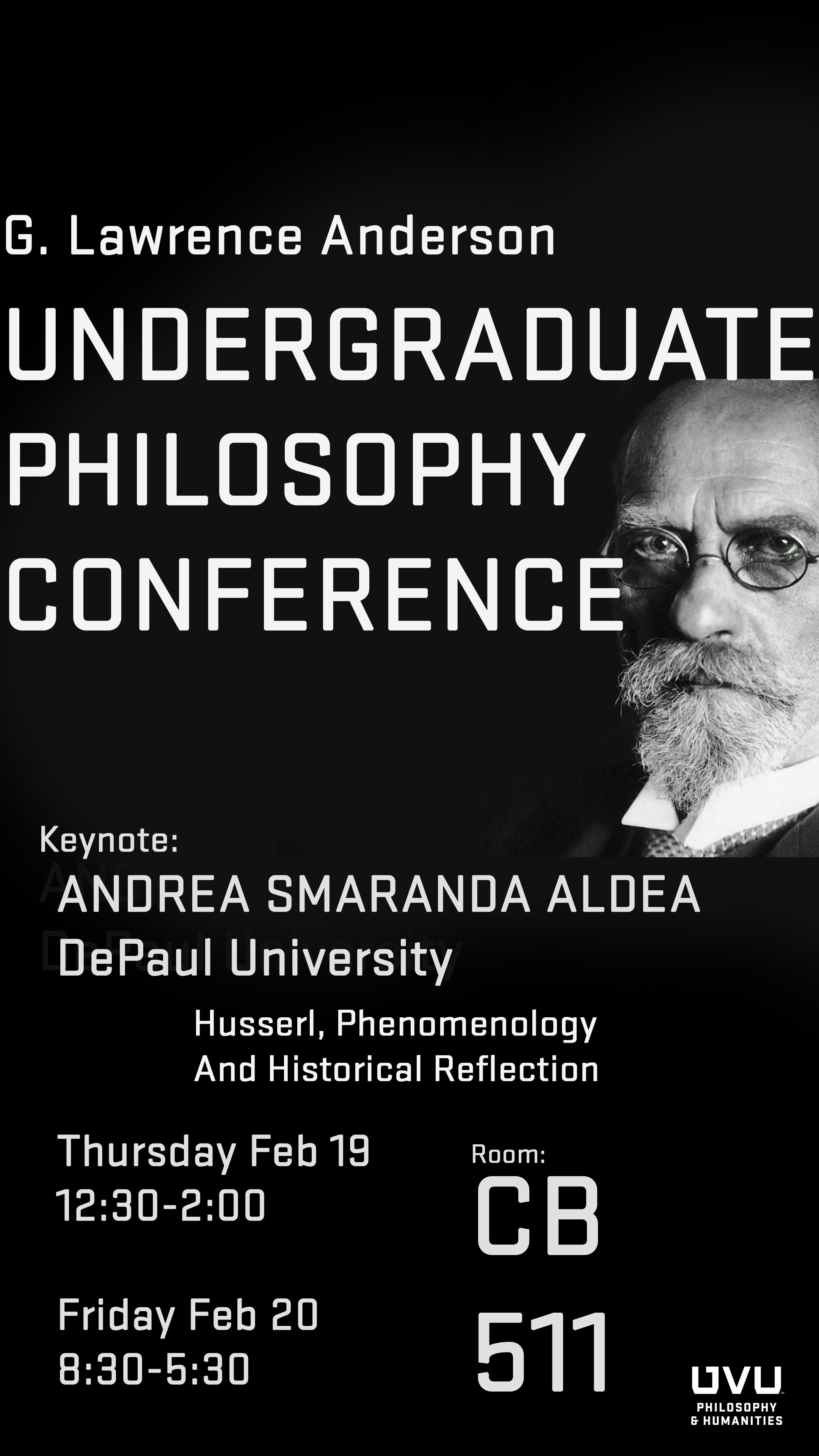 2026 Poster- Join us on February 19 and 20 in CB 511