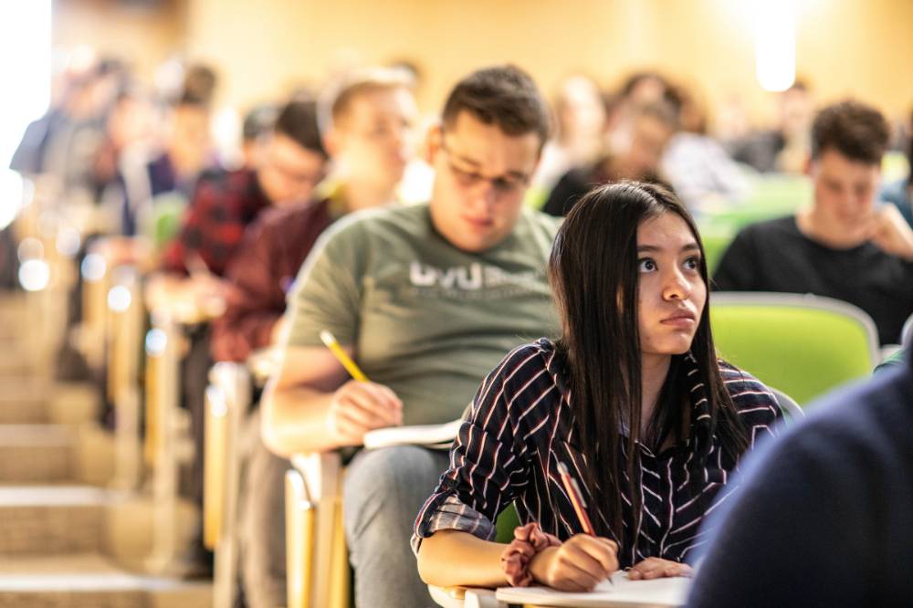 People in classroom