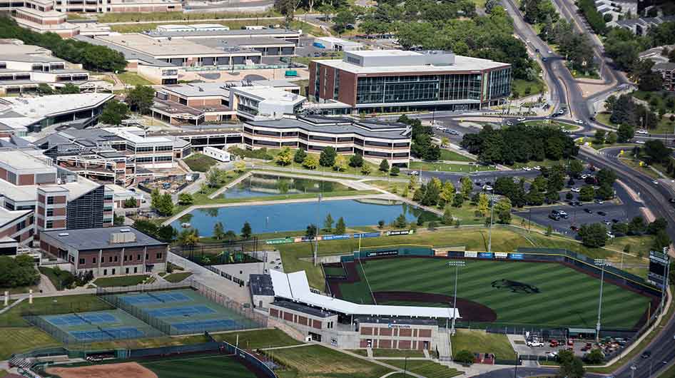 Ariel view of UVU Orem Campus