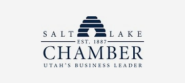 Salt Lake Chamber, Utah's Bussiness Leader signage