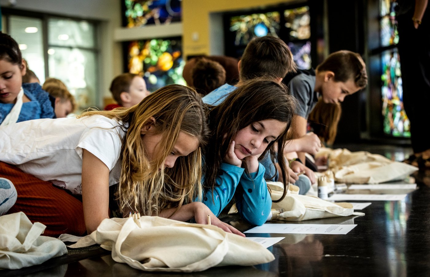 Image of students in the roots of knowledge