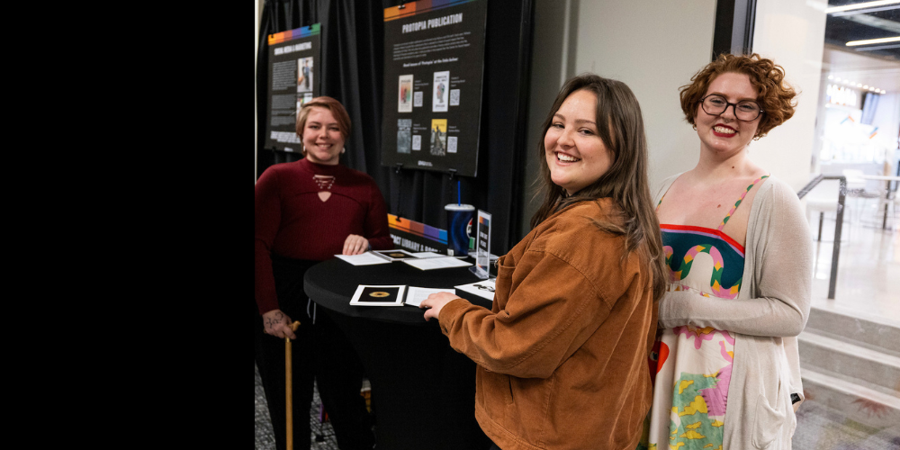 Student involved in Social Impact work
