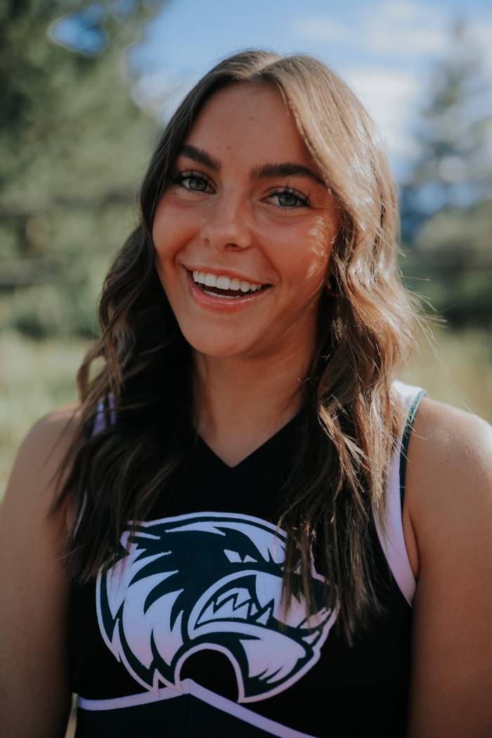Portrait of cheerleader Ashley