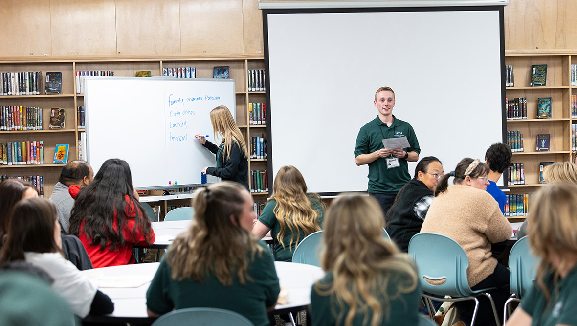 Student Interns teaching
