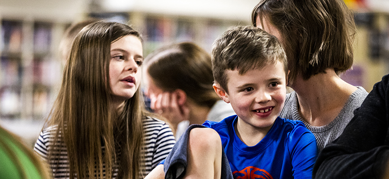 family with young kids