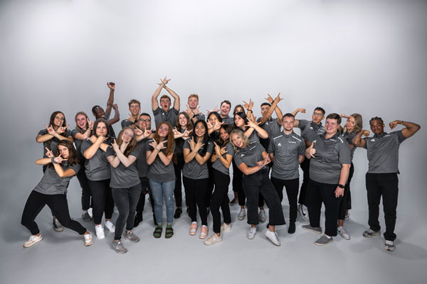 Group of shot of UVU student leadership