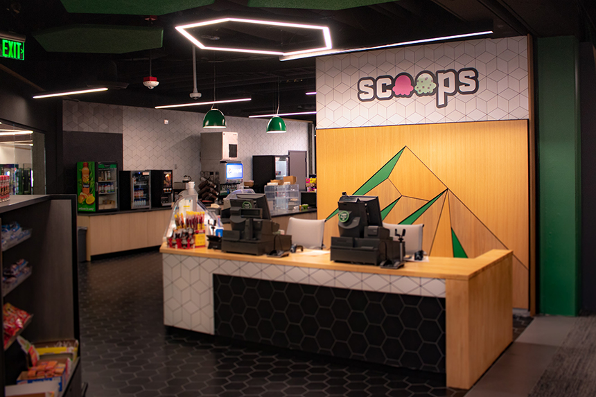 Scoops store front
