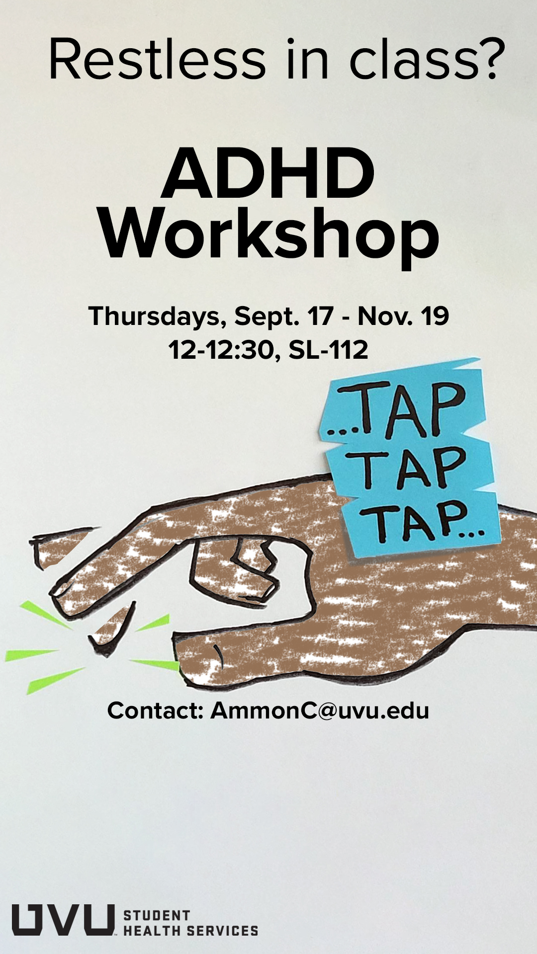 Image for ADHD workshop for Fall 2026