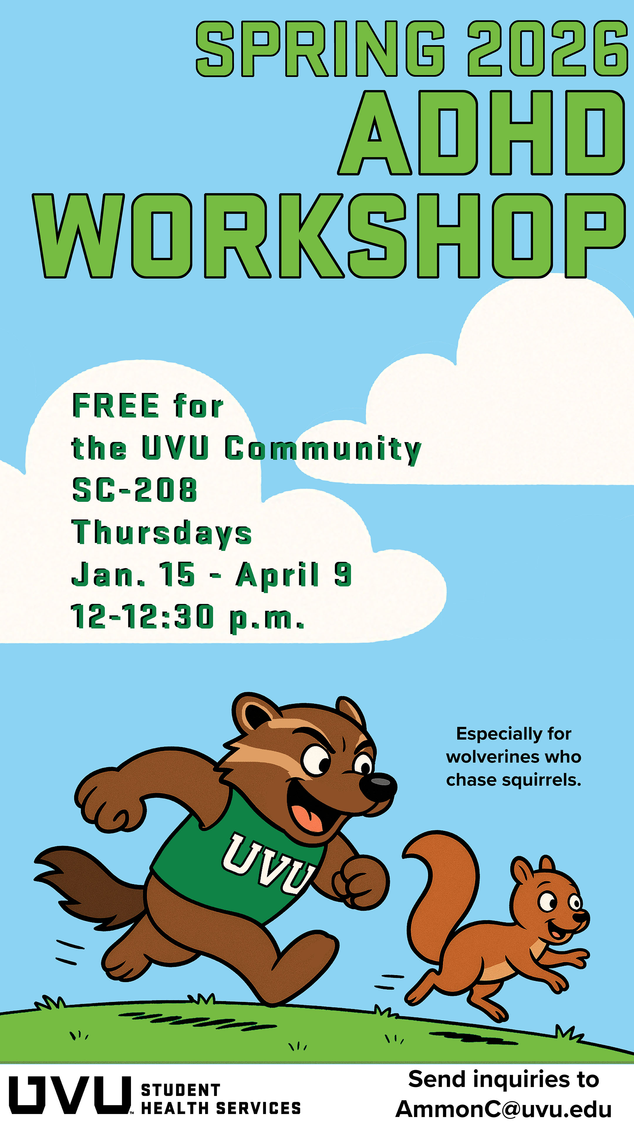 Ad for ADHD Workshop in Spring 2026 Ad for ADHD Workshop in Spring 2026