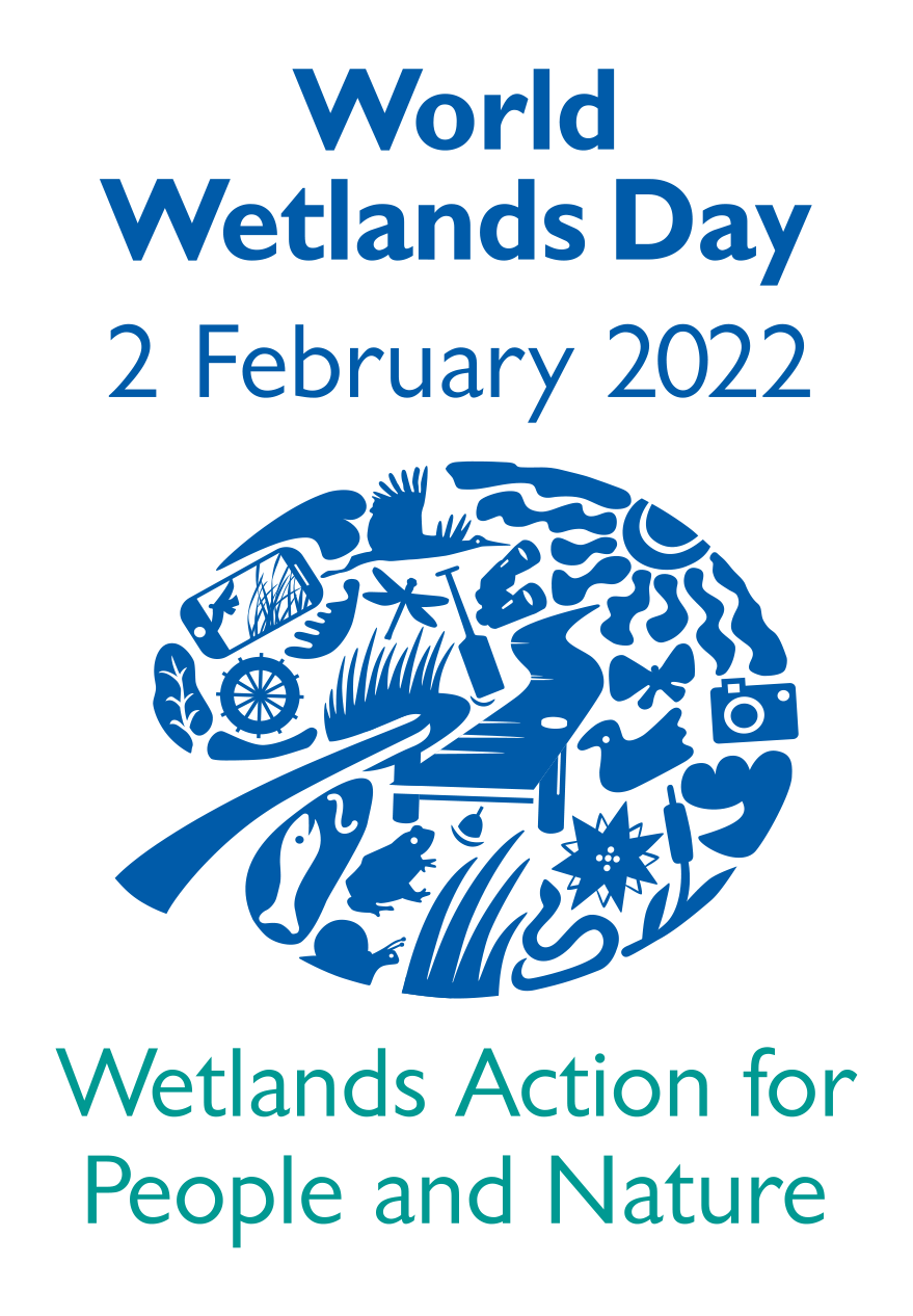 world wetlands day 2 february 2022. wetlands action for people and nature.