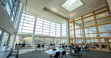 Fulton Library, interior of building