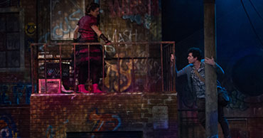 Romeo and Juliet balcony scene