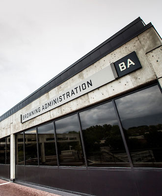 The Browning Administration building.