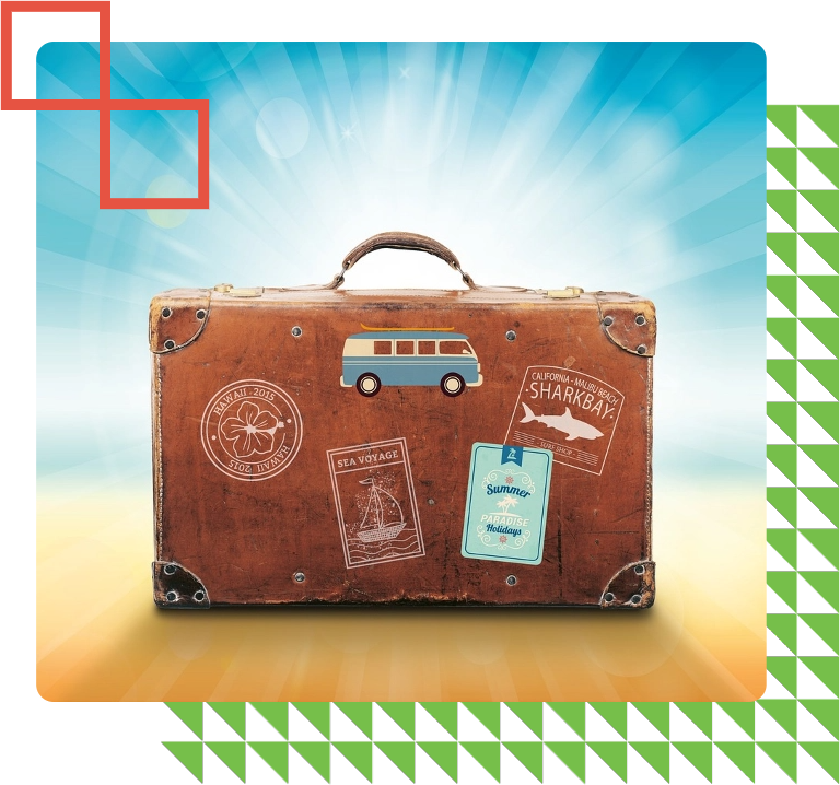 travel suitcase