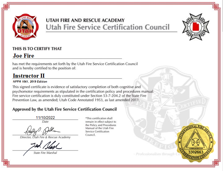 certificate of completion