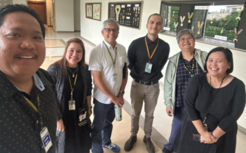 Dr. Canlas with faculty