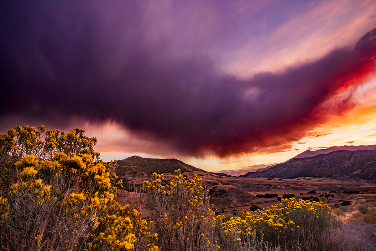 Photo by Benjamin Lopez titled Rain & Fire