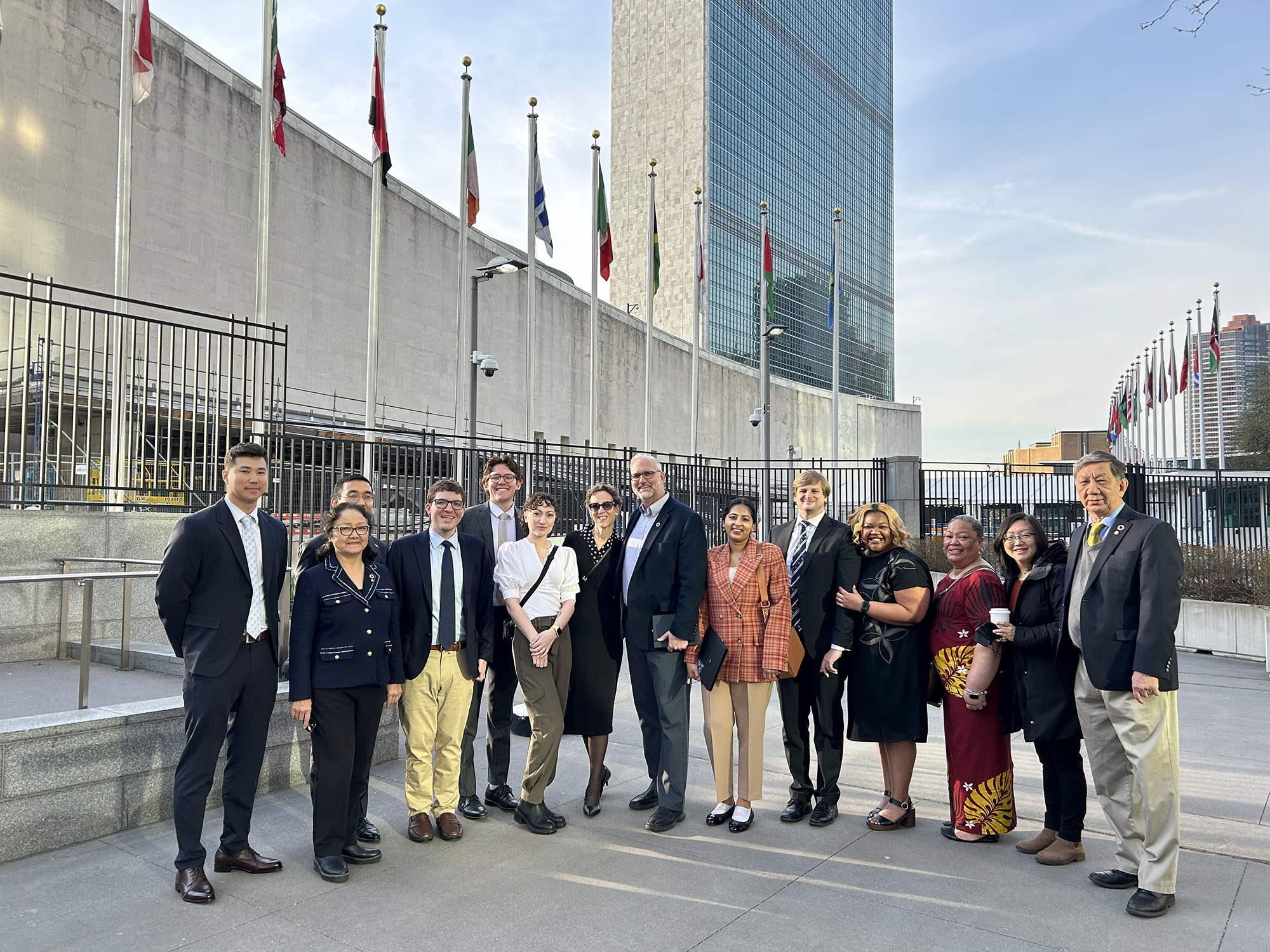 UVU group at the United Nations
