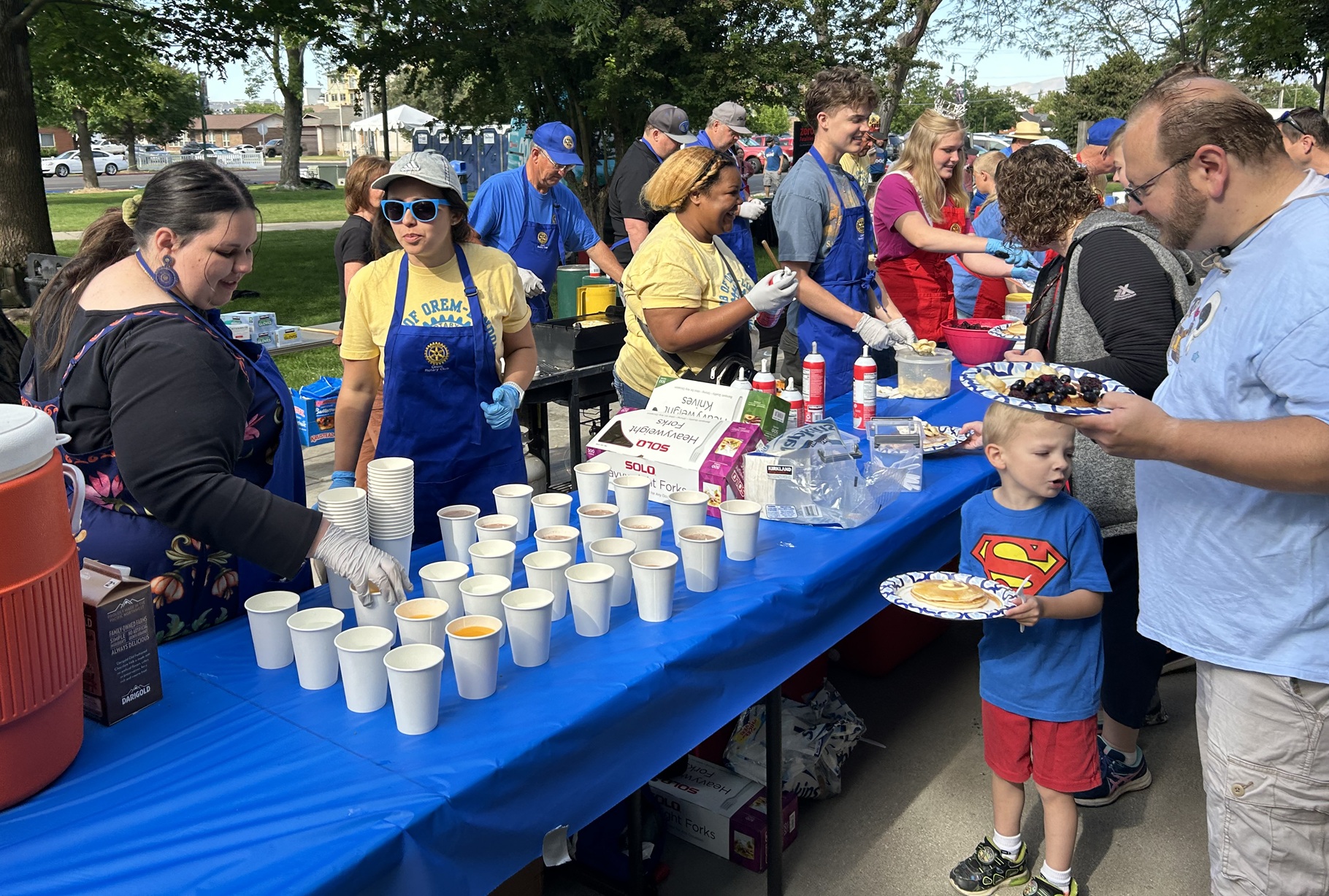 Rotaractors Host Pancake Breakfast