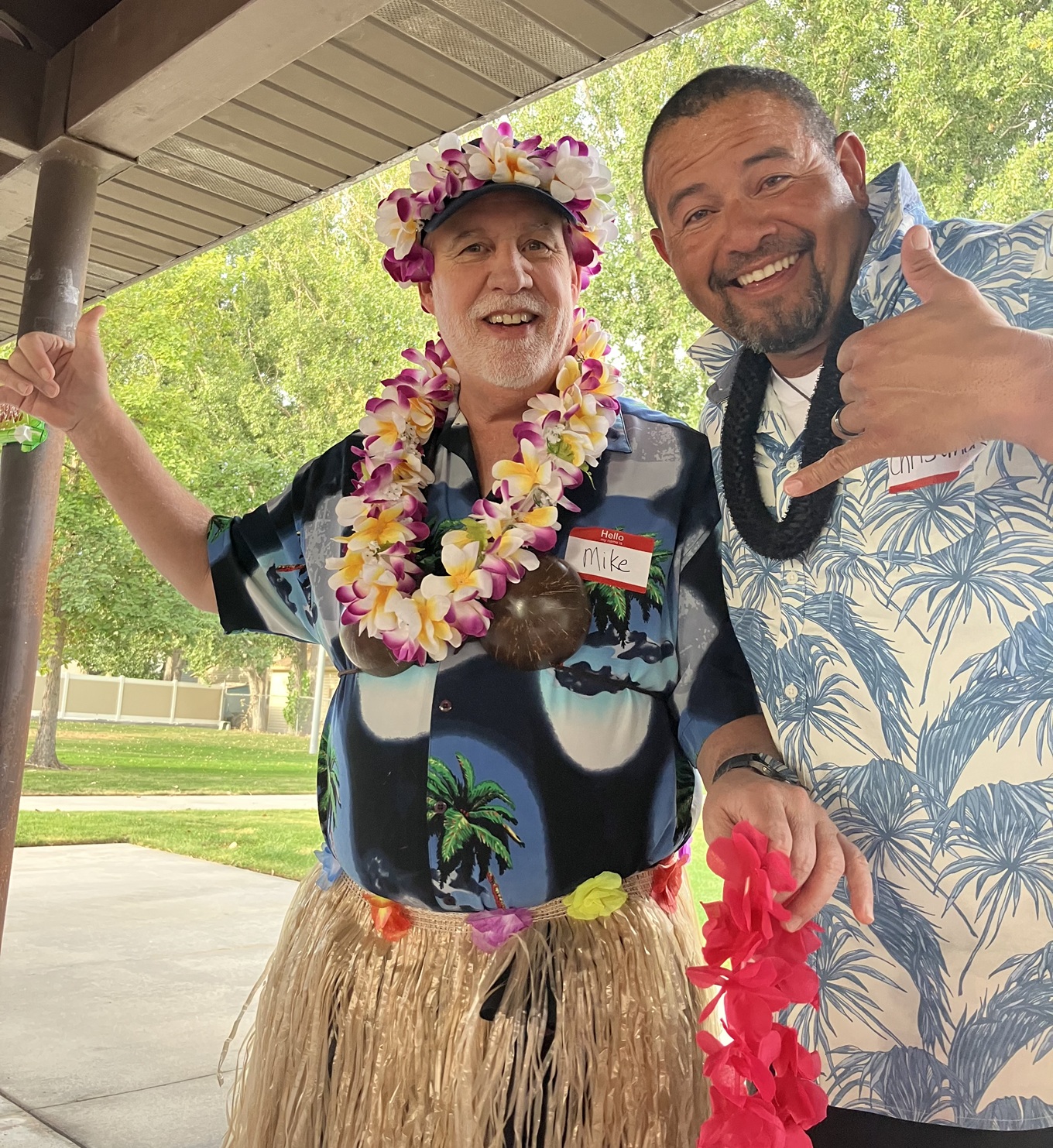 Rotarians are ready and happy to host Luau