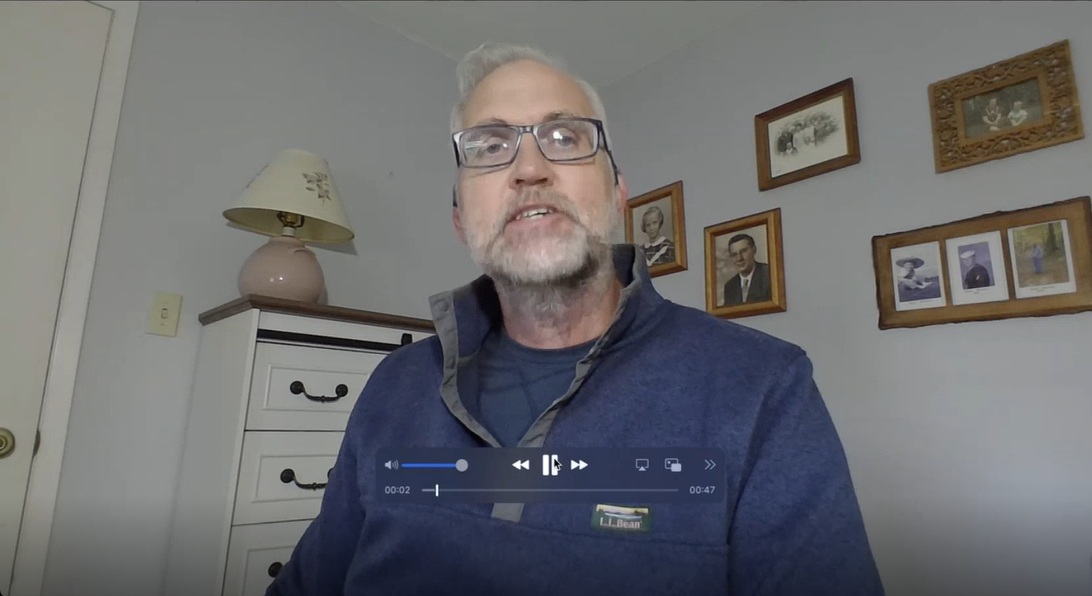 Dr. Jay DeSart, Chair, History and Political Science, Greets the Audience