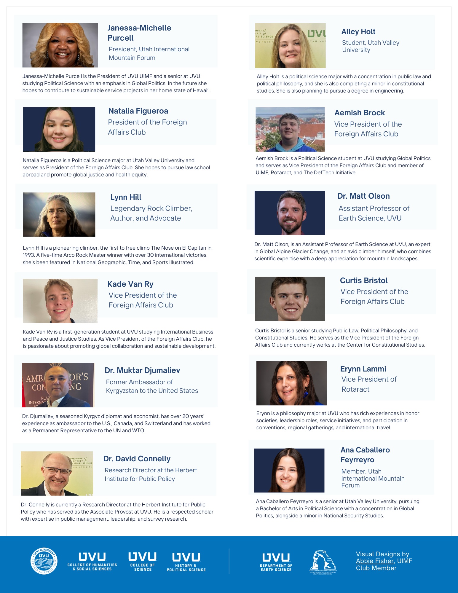 Brochure of the Event (Back Side)