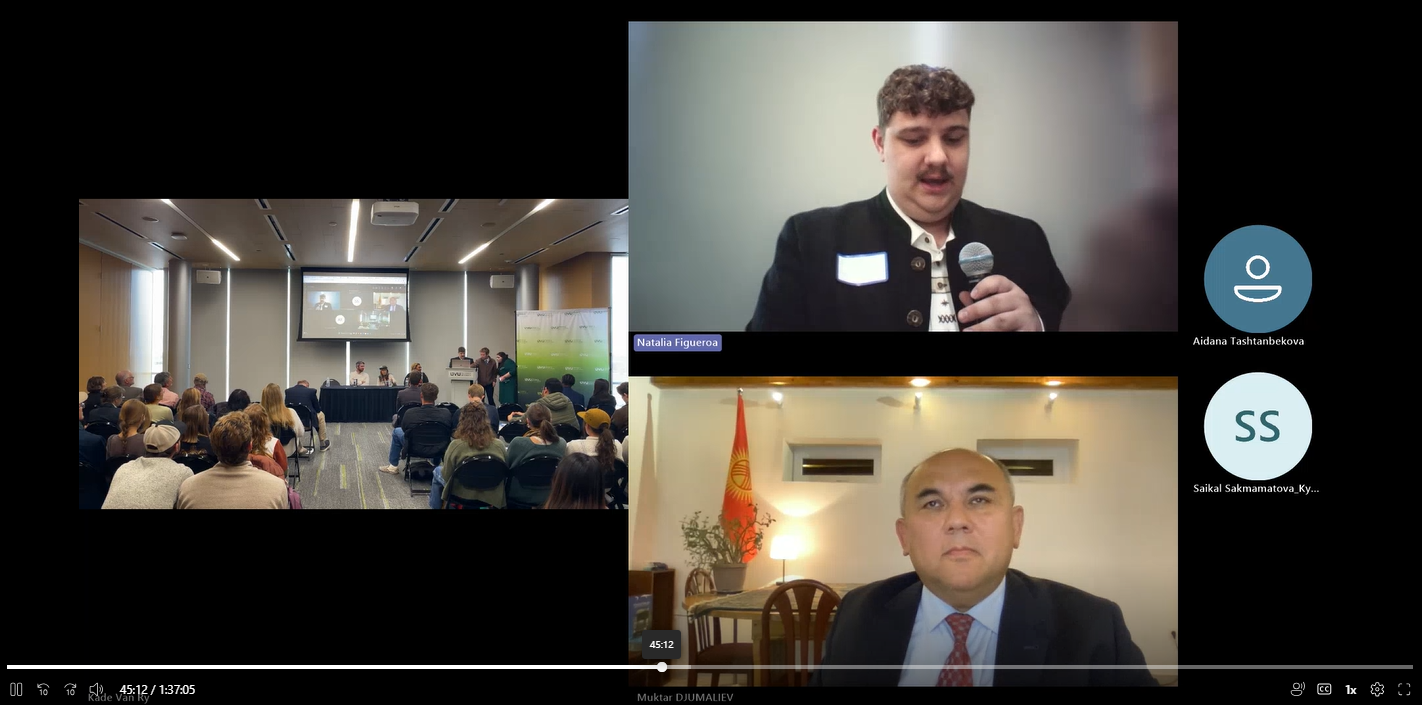 Dr. Djumaliev Speaking during IMD