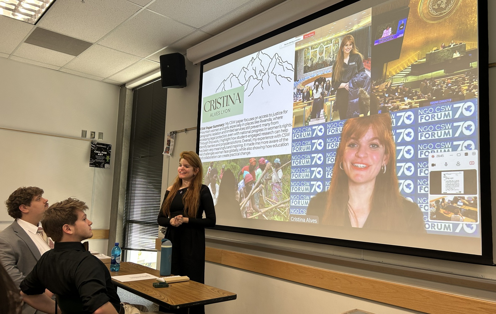 Cristina  Alvarez Speaks