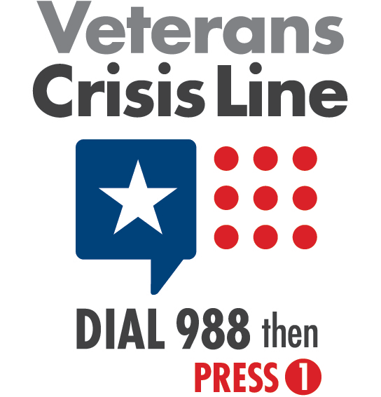 Veteran Crisis Line - Dial 988 then Press 1