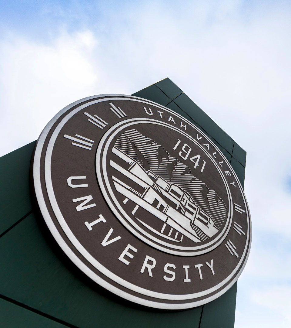 UVU sign