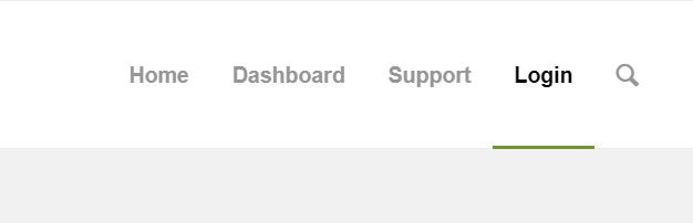 Screenshot showing "login" link.