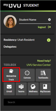 Wolverine Track on new myUVU