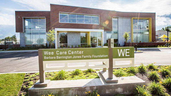 Exterior of UVU Wee Care Center - Childcare Facilties offering child Care for full-time students