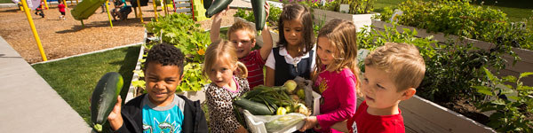 Kids participating in the Wee Care Center